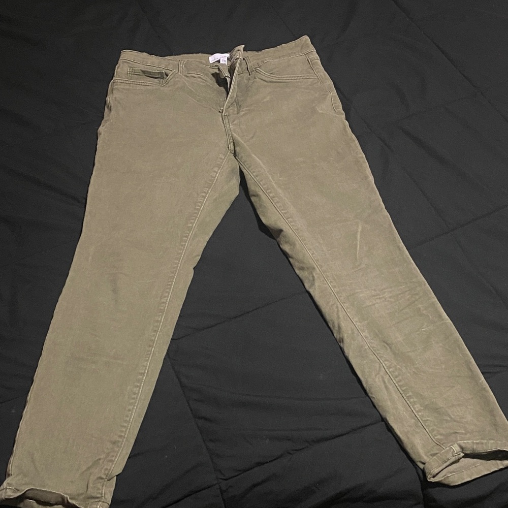 LOFT Women's Olive Boot Cut Jeans